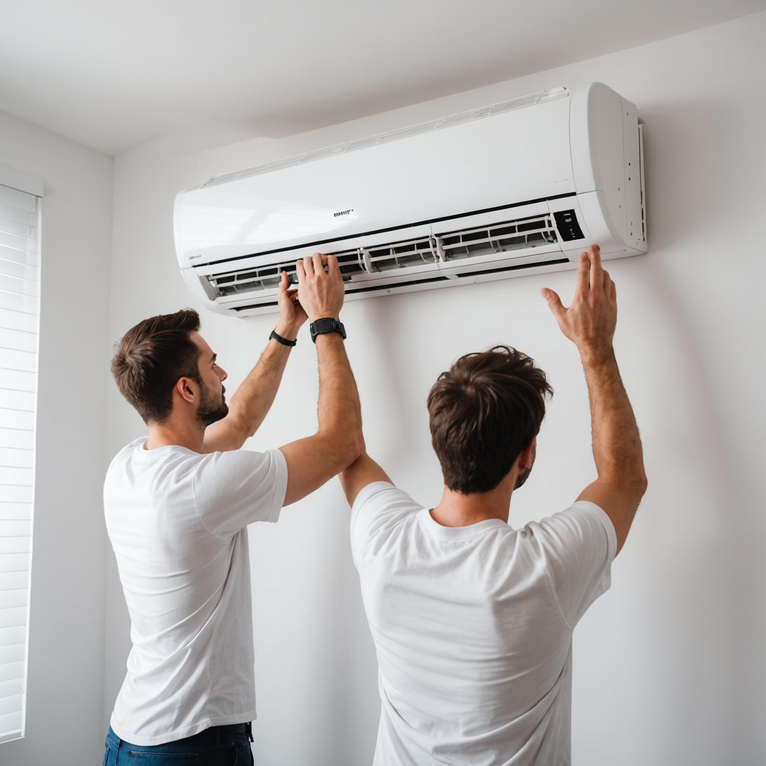 Installing a new wall-mounted split system